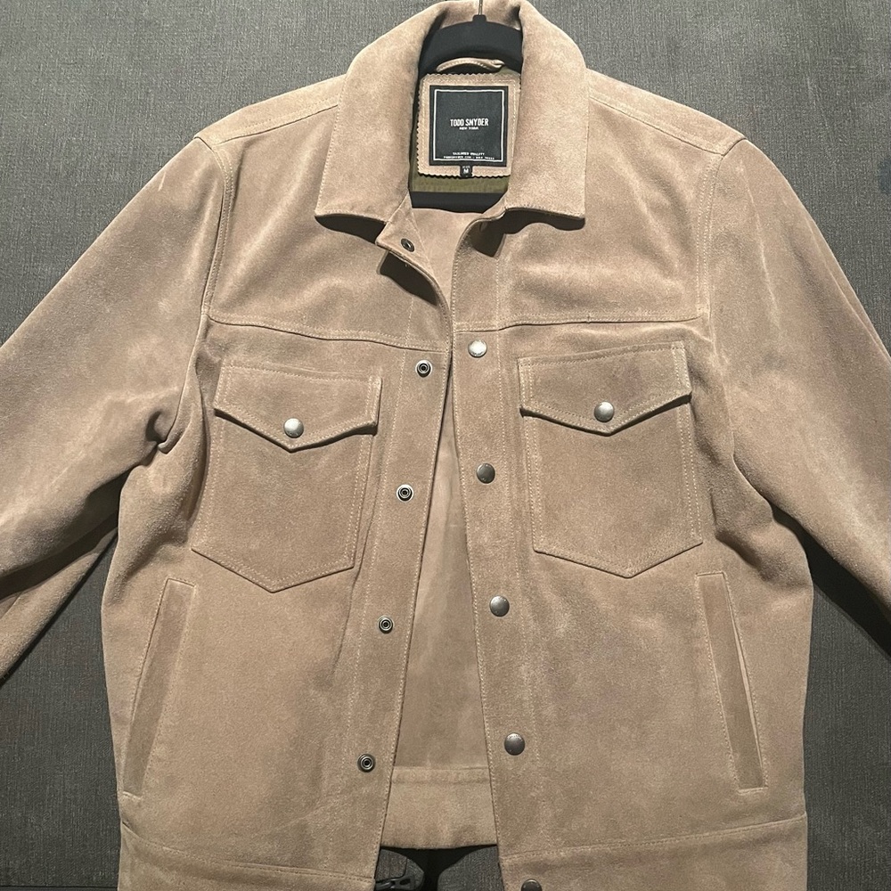 Todd Snyder Tan Lightweight Shirt Jacket